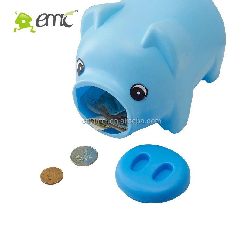 animal style pig piggy bank lovely with plastic
