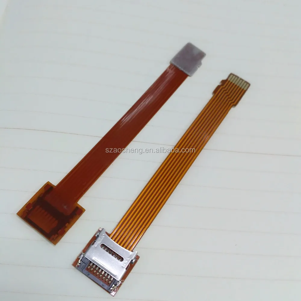 
Micro SD TF Memory Card Kit Extender 10cm Male to Female Soft Flat FPC Extension Cable 