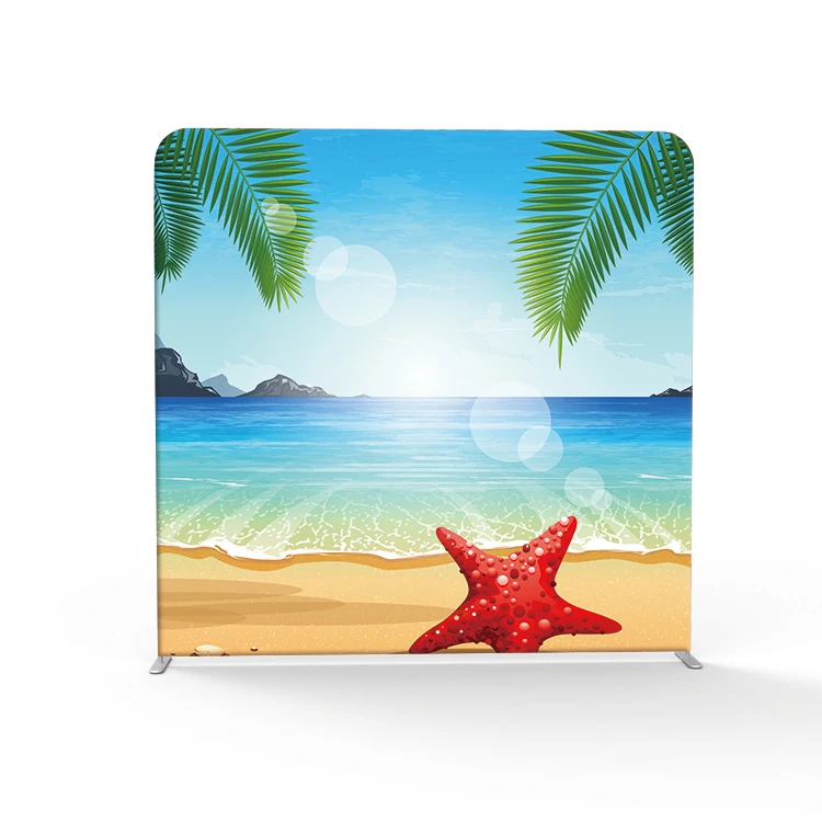 Tradeshow Popup Background Backdrop Banner Stand Studio Pillowcase Banner For Photography