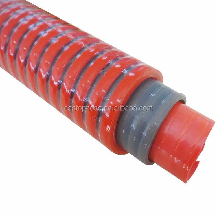 2 Inch Diameter Helix Spiral PVC Suction Discharge Hose Plastic Reinforcement Pipe / Customized Large Diameters
