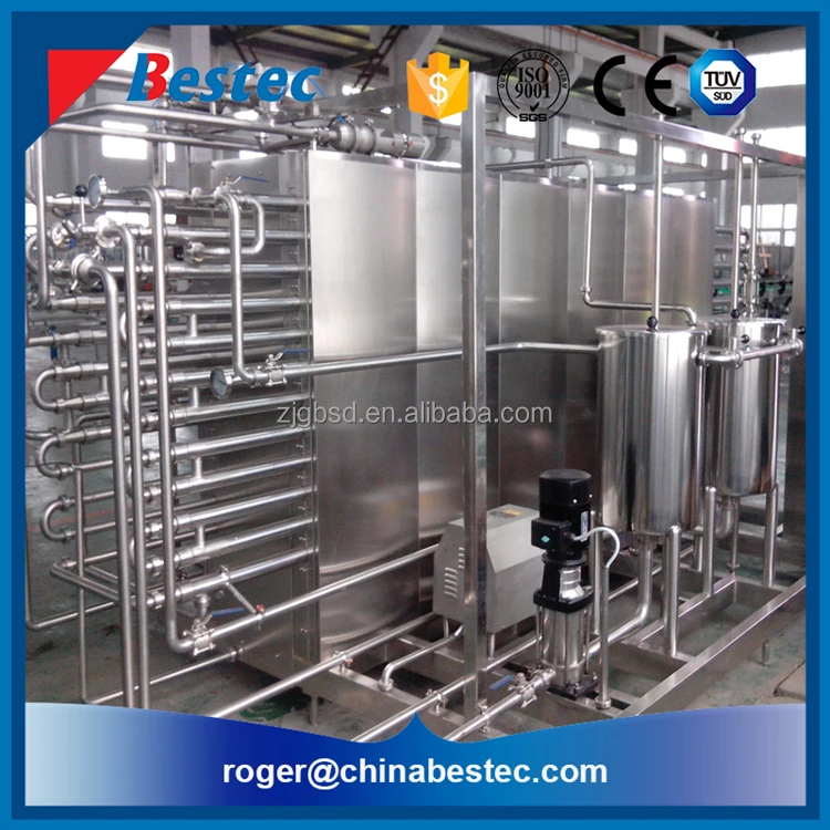 
Food grade SUS304/316 UHT milk sterilizing machine 