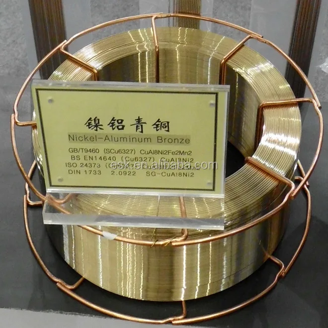DIN 1733 SG-CuAl8Ni2 Nickel aluminum bronze welding wire rod 1.0mm