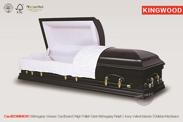 DOMINION Paper Caskets Italian style Child size Cardboard Casket