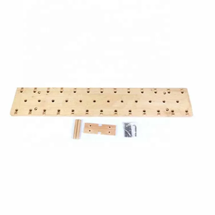 
Wholesale Indoor Wooden Climbing Training Peg Board Gym with Accessories 