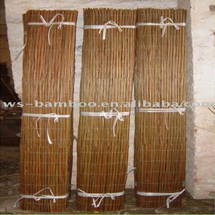 Black fern fence for decoration