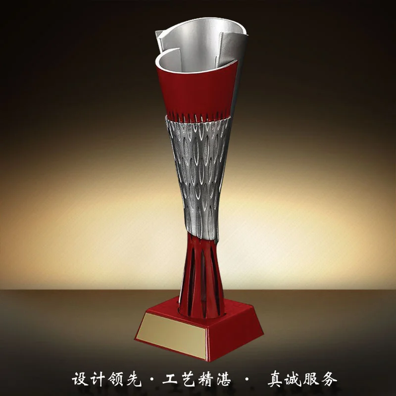Gold Metal Large Size Trophy Award Cup , metal replica oscar trophy awards