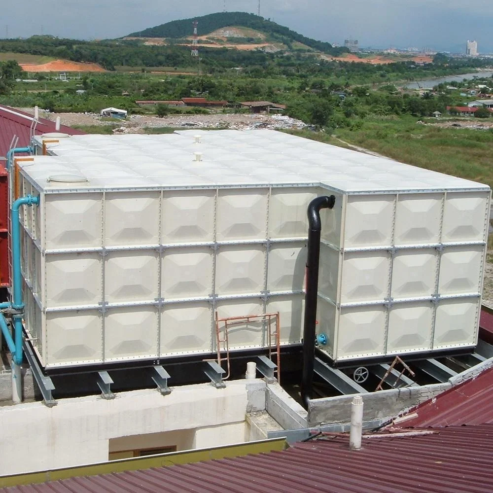 Frp Inox Steel Panel Price Square Plastic 1000 Liter Grp Water Tank Korea