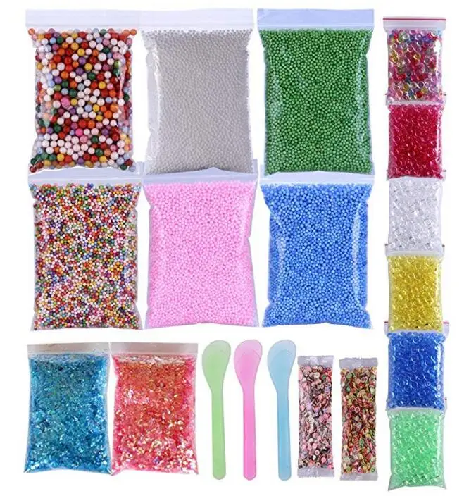 Шарики из пенопласта для слайма цветные мини-шарики домашнего Набор творчества