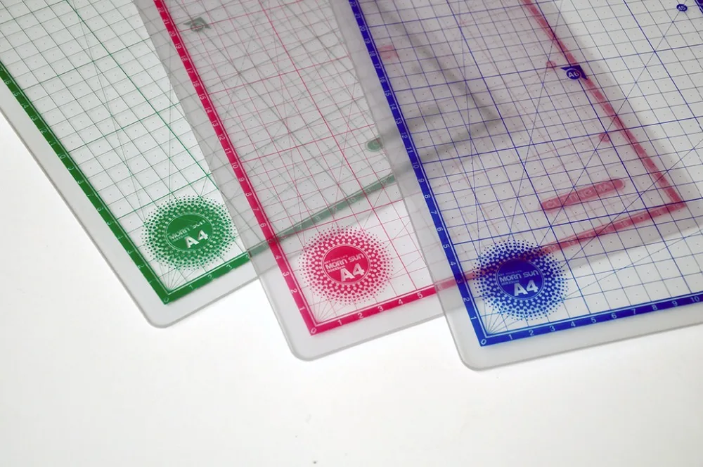 stable supply a1 90X60cm 3 Layers Self Healing Anti Slip PVC Transparent Cutting Mat for light box and drawing board