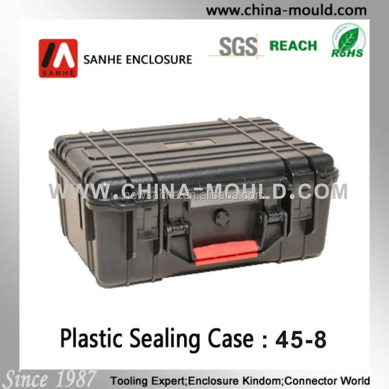 Colorful ABS & PP Hard Plastic Instrument Equipment Tool Case with Foam Customizable OEM Support for Storage Use