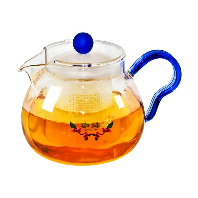 Chinese New Arrival Simple Style Direct fire 500ml Electric Microwave Oven Glass Teapot