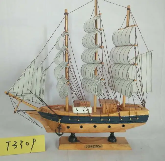 Length 33 CM Mix Style Antique Style Historical Tall Ship Model For Maritime Decoration PS014