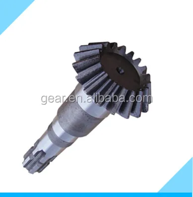 
high precise carbon steel helical gear with shaft 