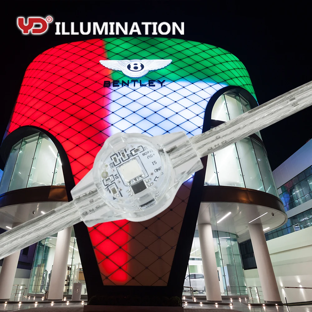  Программируемая Пиксельная коробка-образец rgb для наружного освещения от производителя