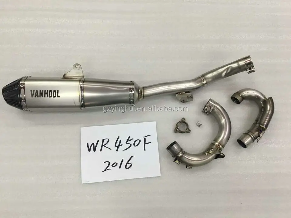 Полная производительность гоночная уличная выхлопная труба для WR450F 2016