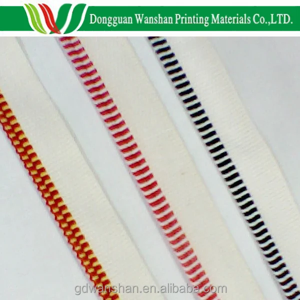 Book binding knitted tape,cotton cloth headband for hardcover machine