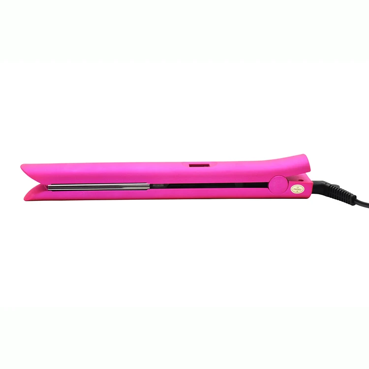 Titanium with tourmaline infused Fastest heat-up and recovery hair straightener curler