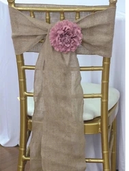 banquet event wedding linen jute burlap lace  table runner hessian table runners
