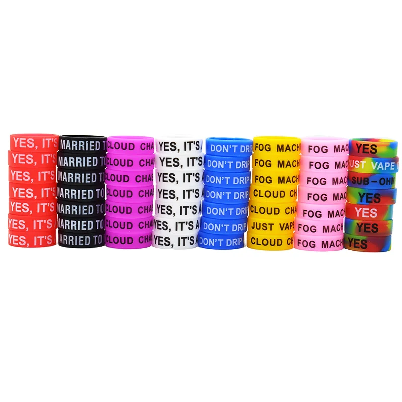 
e cigarette silicone ring customized vape band different size silicon beauty ring for vape pen kit 