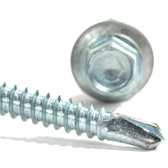 Carbon Steel Hex Head Self Drilling Screw,DIN 7504 ,With EPDM Washer