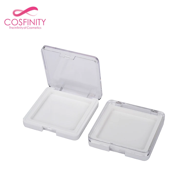 CP03-2488 Private label empty plastic blusher palette eye shadow container custom eyeshadow packaging