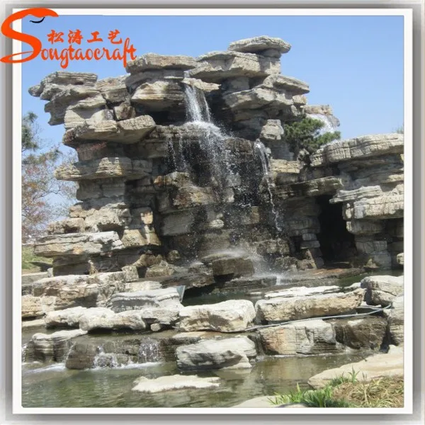 2022 new product garden home stone water fountain for sale large artificial stone water fountain waterfall outdoor