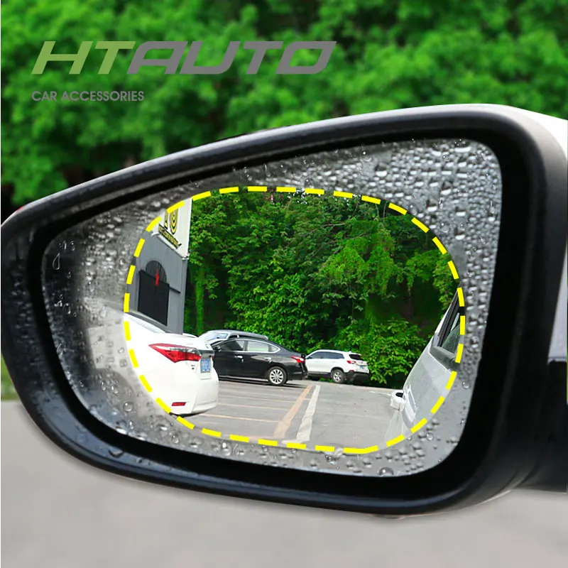2018 0.06MM Thick Nano PET Rearview Mirror Protection Car Film Anti Rain Fog Mirror Film