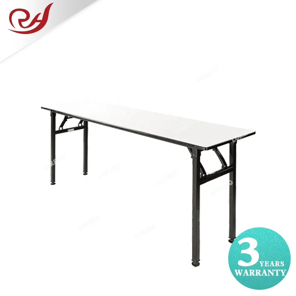 Wholesale Hotel Folded Round low cost Wooden folding wedding table