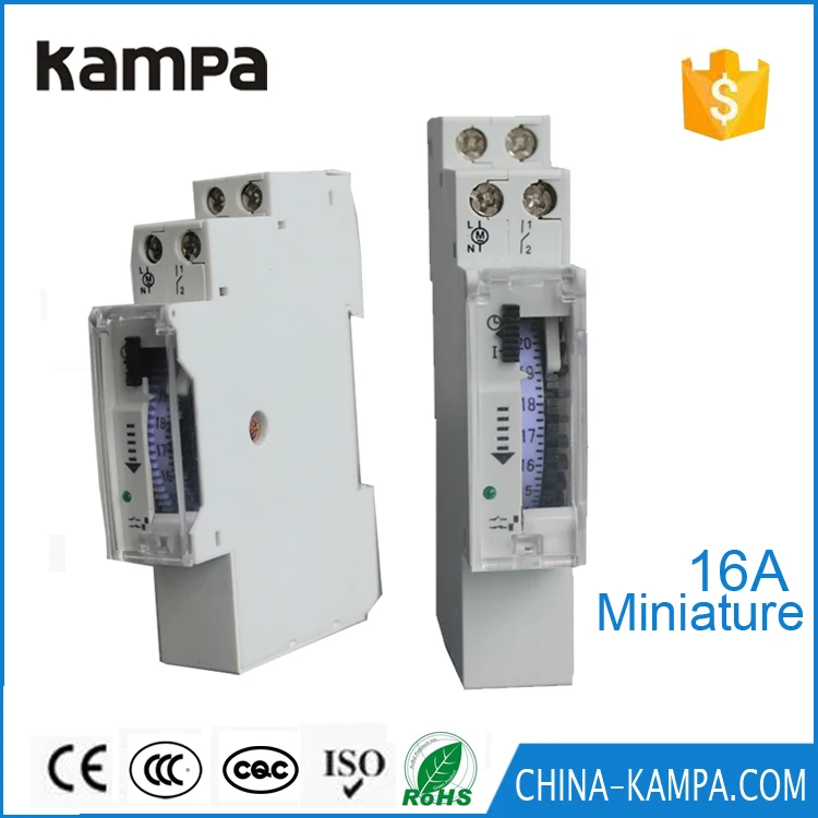 SUL180a 15 Minutes Mechanical Timer 24 Hours timer Switch Programmable Din Rail Timers Measurement Analysis Instruments