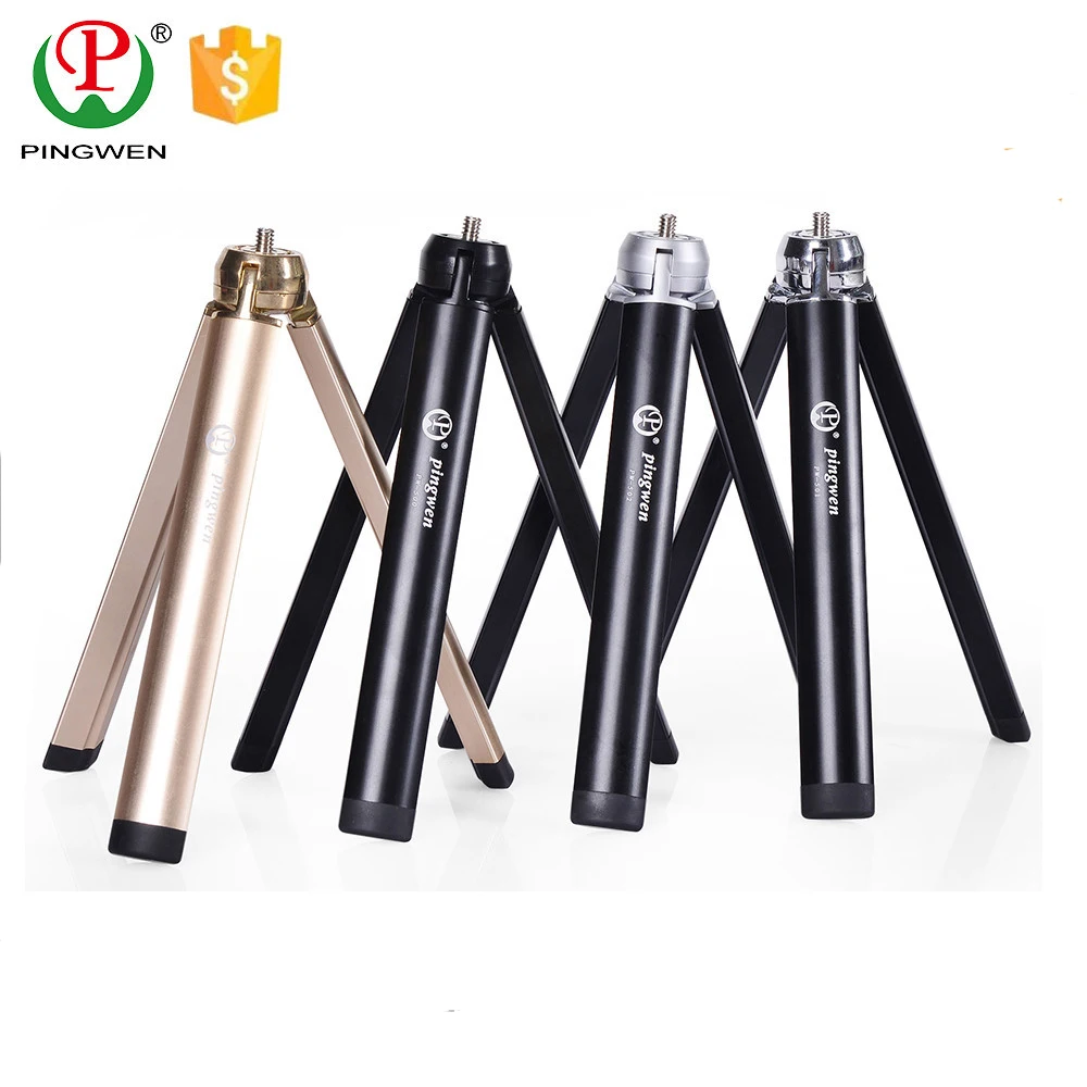 Metal mini phone tripod projector camera desktop selfie bracket multi-functional small tripod