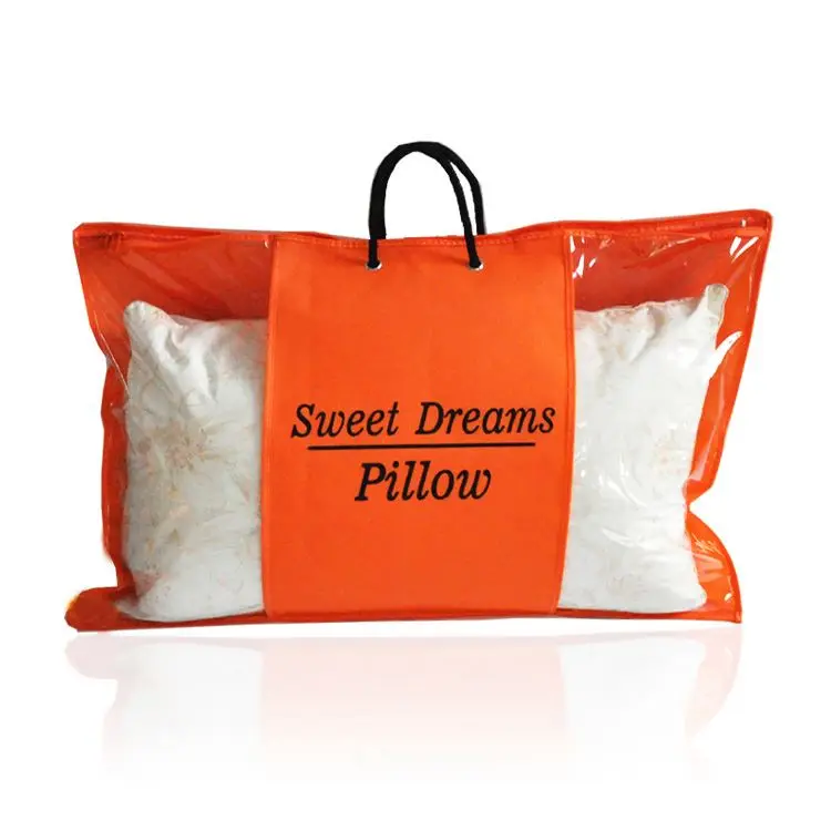 Promotion inflatable beach travel pvc plastic pillow packing bag