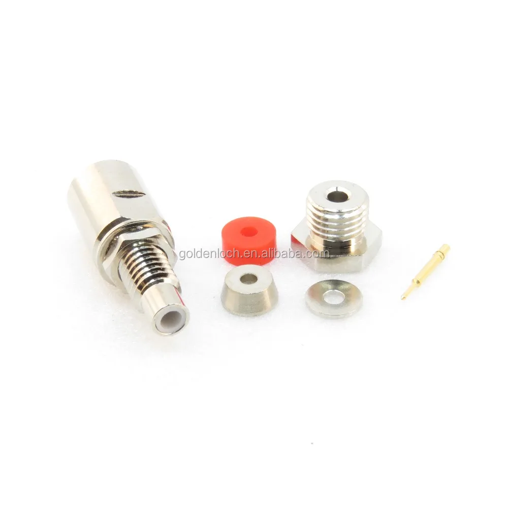 Coaxial SMC Connector Clamp Jack for RG178
