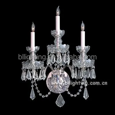 Crystal Wall Sconces plaster sconce wall light Modern Villa  decor popular crystal sconces indoor glass wall candle lamp
