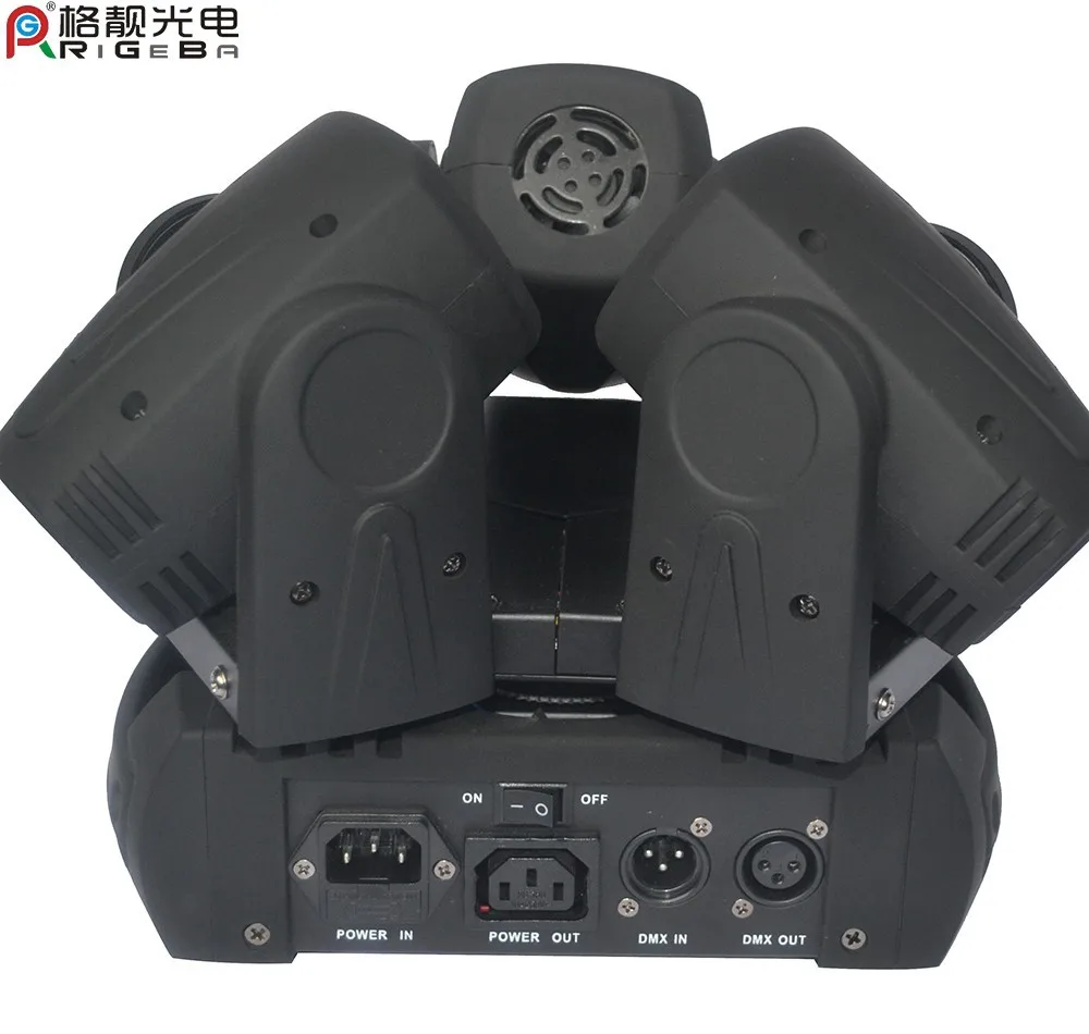 newest design hot selling 3x10w 30w RGBW 4 in1 three head mini stage light led beam moving stage light