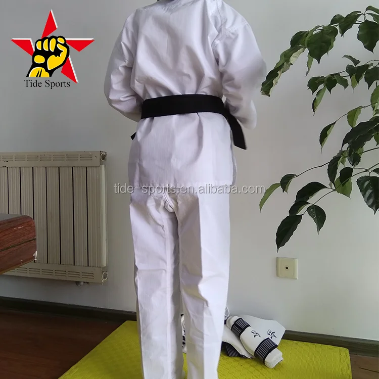 Promotional Cheap Taekwondo Training Clothes Custom Logo  Taekwondo Suits