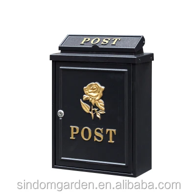 Sindom New Design Outdoor Wall Mount Residential Aluminium Mailbox
