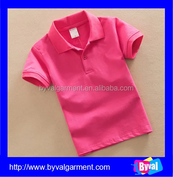 Синяя Детская рубашка-поло, оптовая продажа, 100% хлопок, дышащая детская рубашка-поло от китайского производителя рубашек