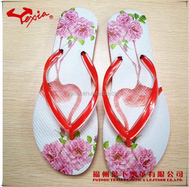 women tongs sublimation printing fashion flip flop