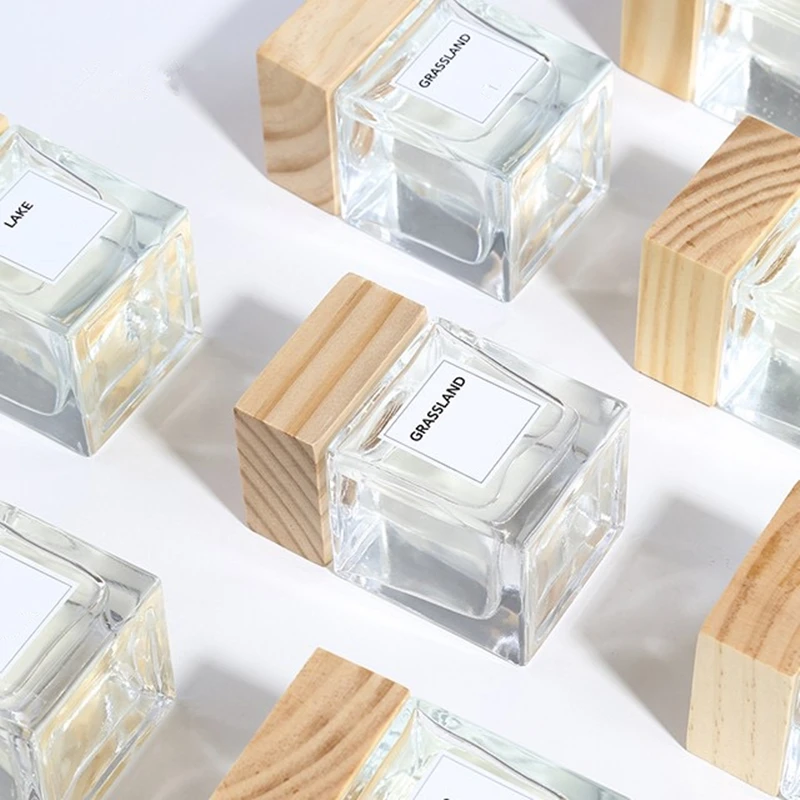 Air Fragrance Essential Oil Diffuser Wooden Perfume Cap