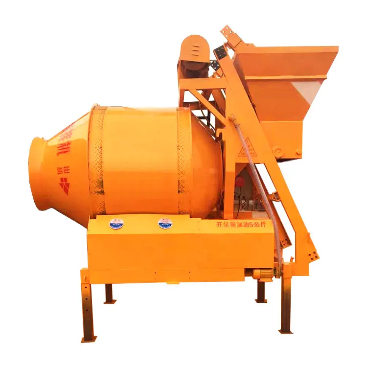 Save Manpower JZC250 Self-loading Drum Mobile Concrete Mixer With Lifter For Sale