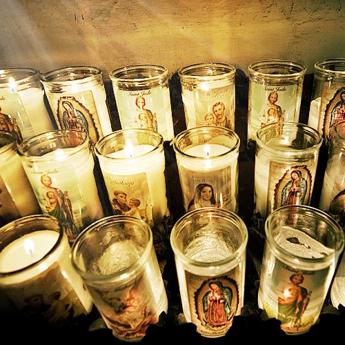 7 days memorial candle glass jar jewish candle  with private label