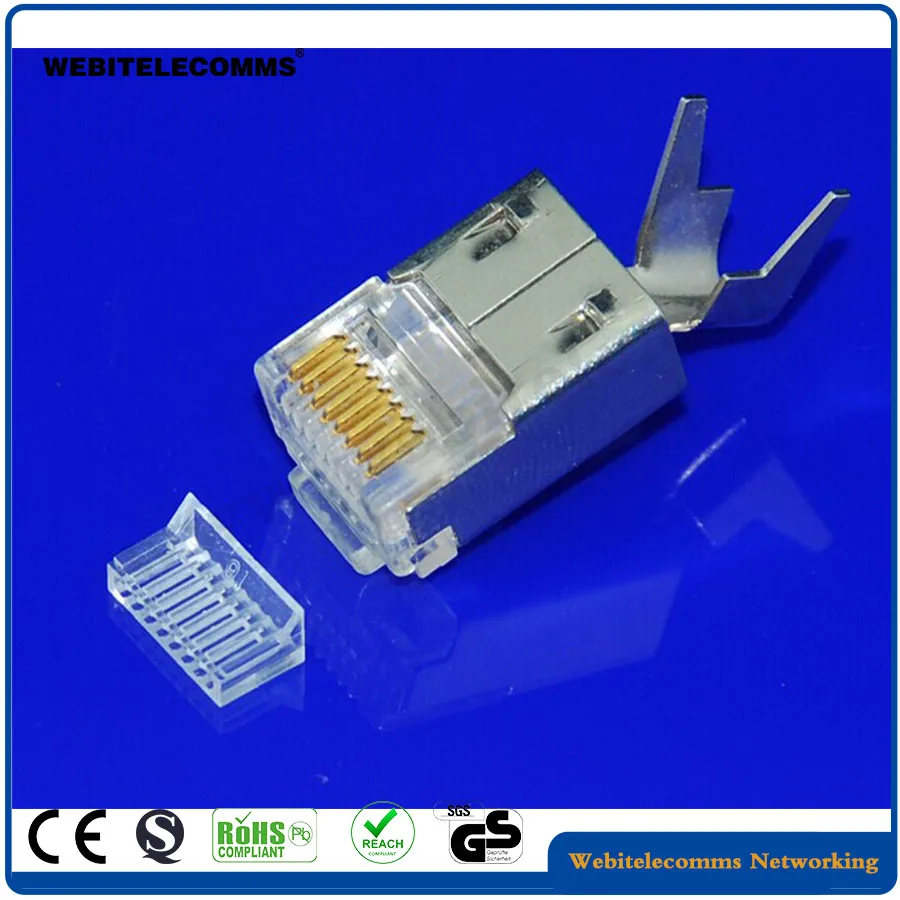 Network Connector RJ45 Connector Boot For Patch Cord With Clip