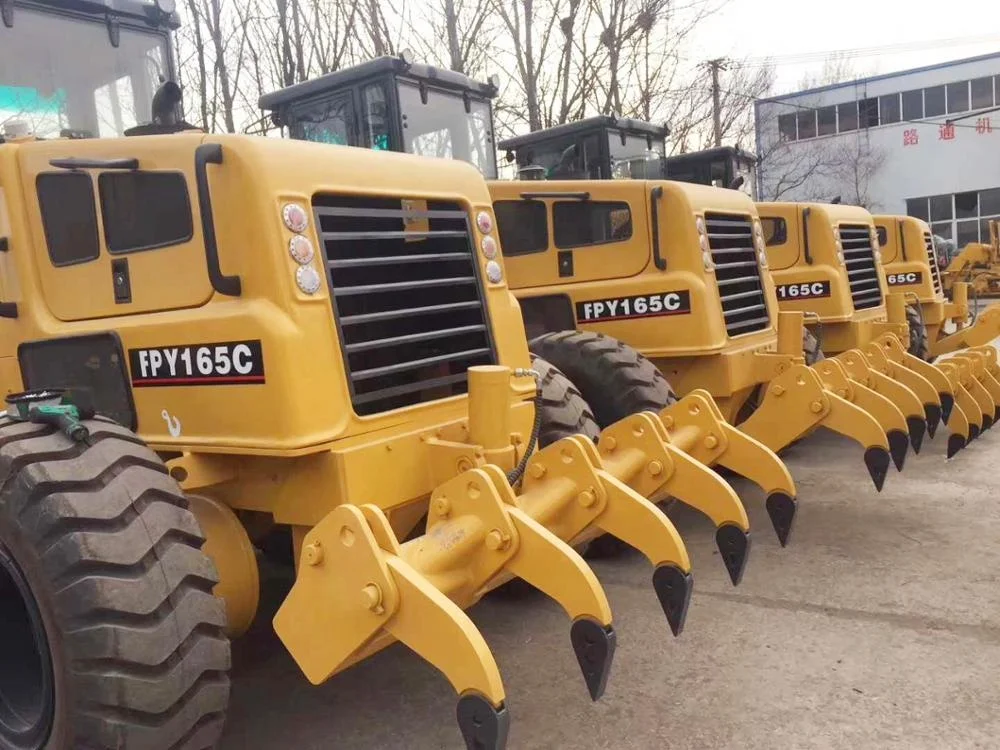 Hydraulic Motor Grader 15ton Road Graders Articulated Self-propelled Cummis Engine 165HP with Ripper