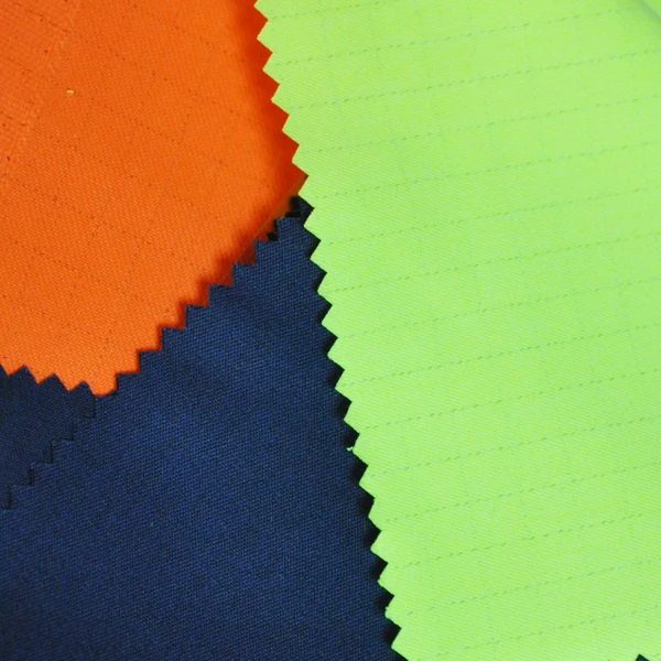 
high vis modacrylic flame resistant fabric excellent fire resistant IEC61482-1-2 