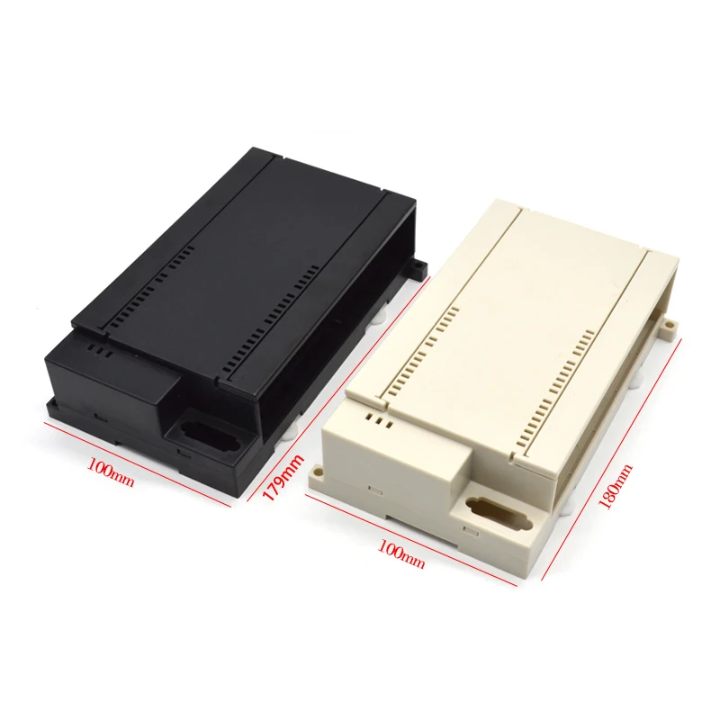 SZOMK Large Size 179x100x48mm for Pcb and Electronics PLC Module Din Rail Enclosure Industrial Electrical Housing