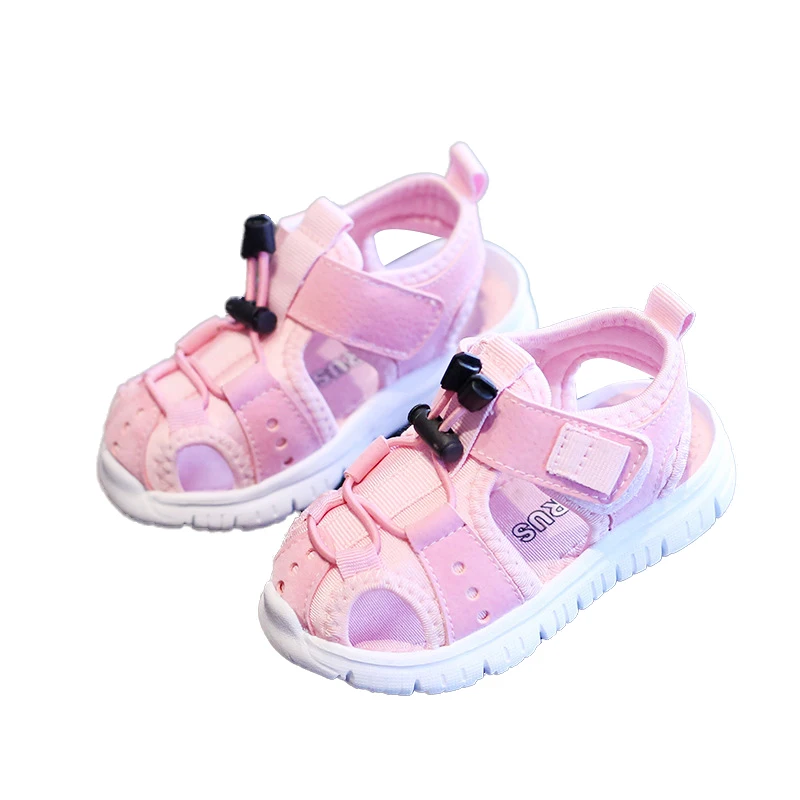 Летние модные новые детские повседневные пляжные детские сандалии