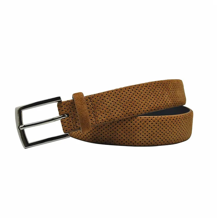 Custom Fashion Genuine Leather Cow Hide Suede Belts for Men