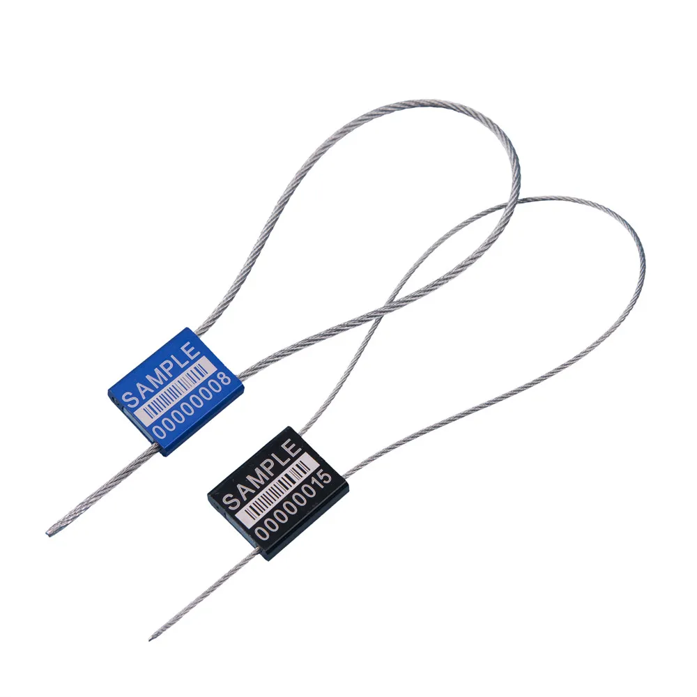 High Quality Colorful Galvanized Steel Container Security Cable Seal Lock