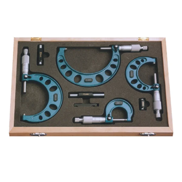 0-100mm 0.01mm Grad. 4pcs Per Set OUTSIDE MICROMETER SET
