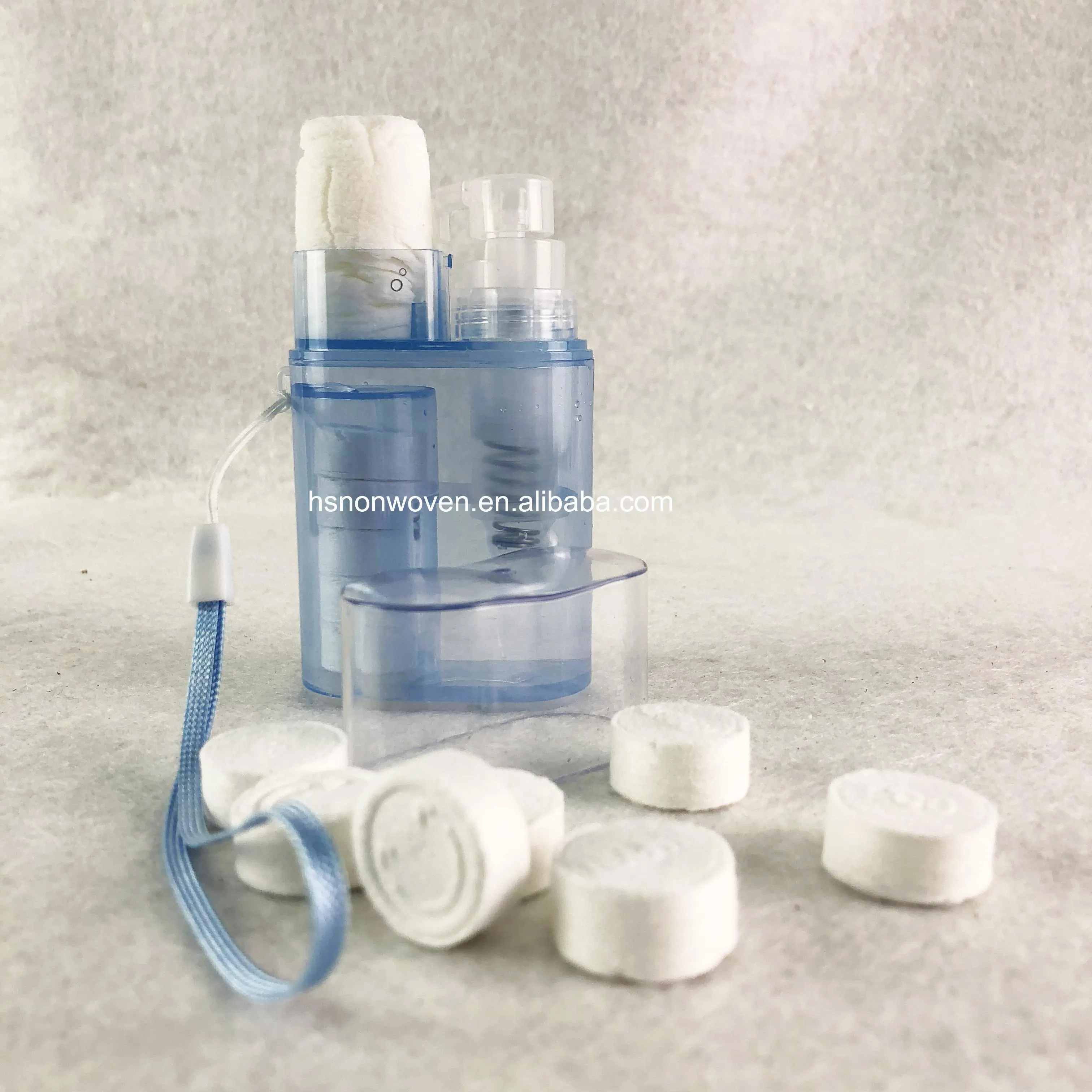 Мягкие экологически чистые одноразовые таблетки, сжатые салфетки для лица